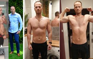 Co do diety, dla mnie rewelacja, praktycznie nie chodziłem głodny